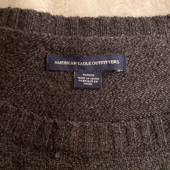 Gray sweater midi dress - Picture 4 of 4